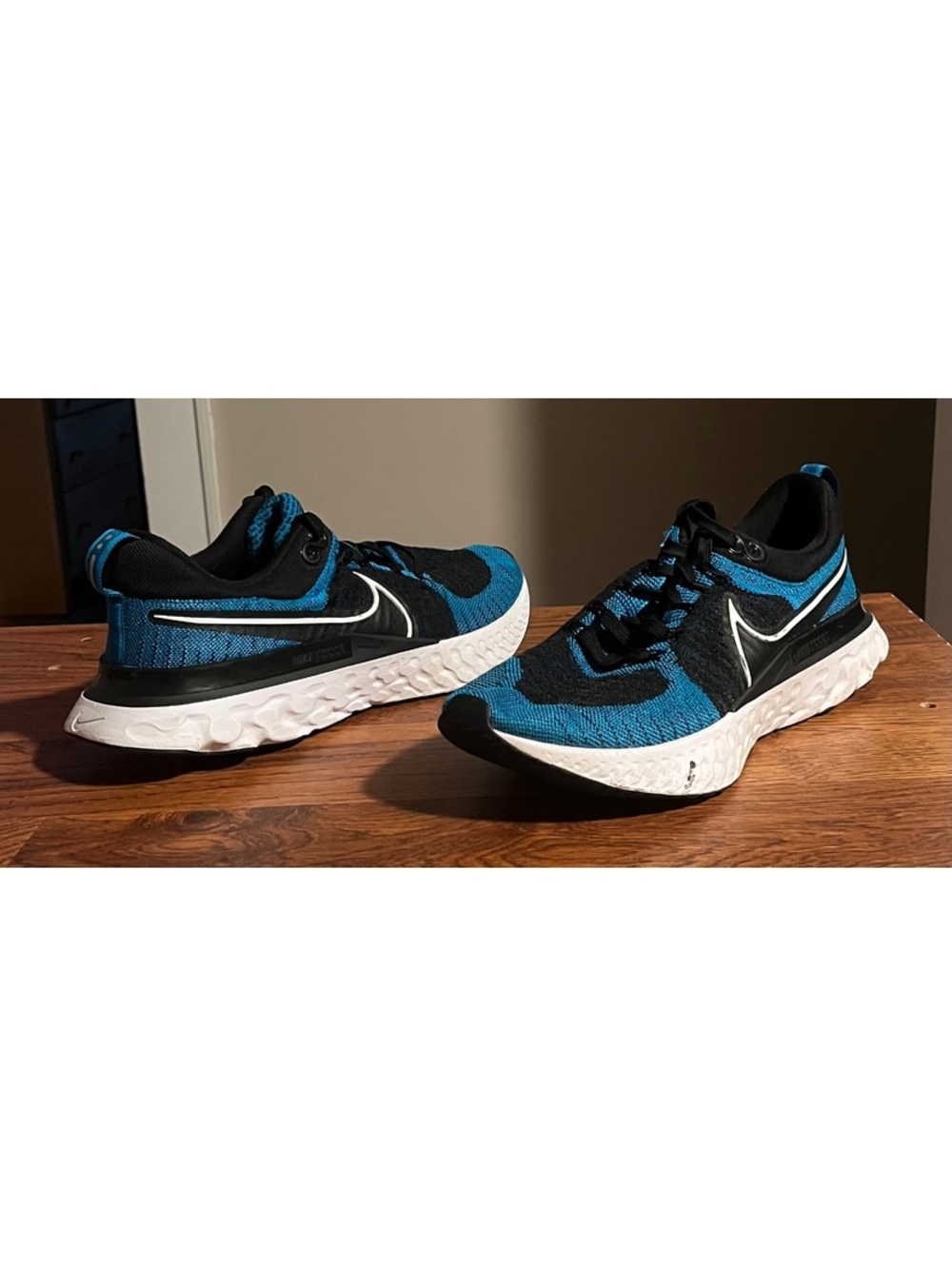 Nike React Infinity Run Flyknit 2 Blue Orbit Black size 11.5